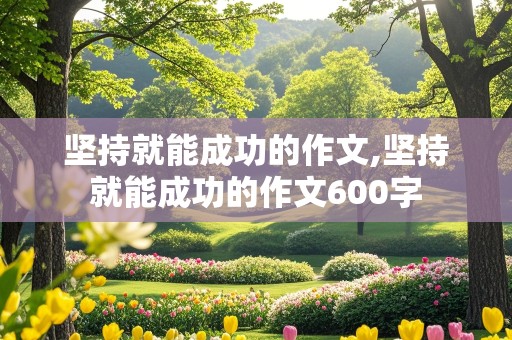 坚持就能成功的作文,坚持就能成功的作文600字