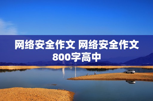 网络安全作文 网络安全作文800字高中