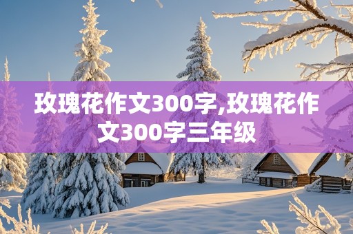 玫瑰花作文300字,玫瑰花作文300字三年级