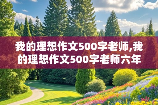 我的理想作文500字老师,我的理想作文500字老师六年级