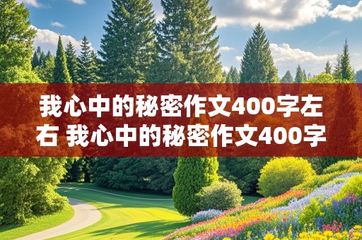 我心中的秘密作文400字左右 我心中的秘密作文400字左右四年级