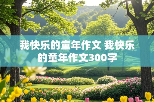 我快乐的童年作文 我快乐的童年作文300字