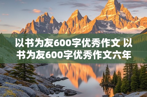 以书为友600字优秀作文 以书为友600字优秀作文六年级上册