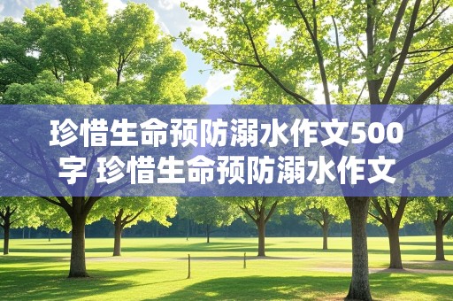 珍惜生命预防溺水作文500字 珍惜生命预防溺水作文500字左右