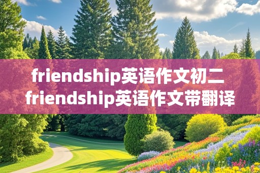 friendship英语作文初二 friendship英语作文带翻译初二