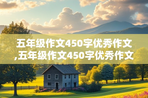 五年级作文450字优秀作文,五年级作文450字优秀作文六单元