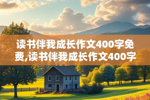 读书伴我成长作文400字免费,读书伴我成长作文400字免费10篇