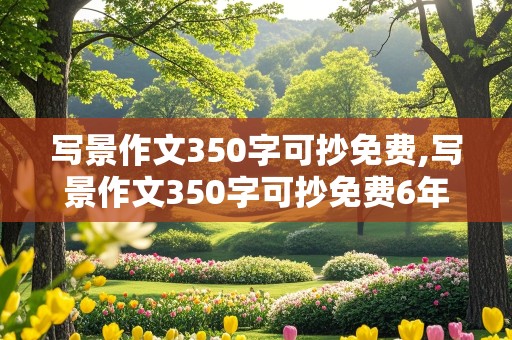 写景作文350字可抄免费,写景作文350字可抄免费6年级