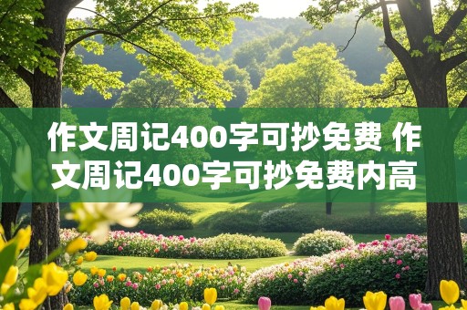 作文周记400字可抄免费 作文周记400字可抄免费内高一