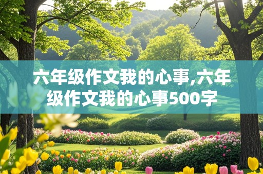 六年级作文我的心事,六年级作文我的心事500字