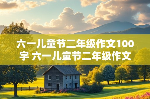 六一儿童节二年级作文100字 六一儿童节二年级作文100字,关于学校活动