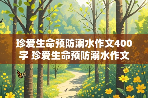 珍爱生命预防溺水作文400字 珍爱生命预防溺水作文400字左右