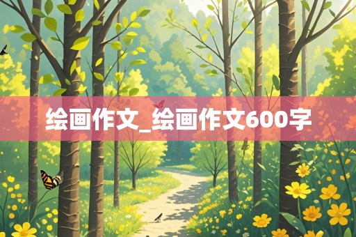 绘画作文_绘画作文600字