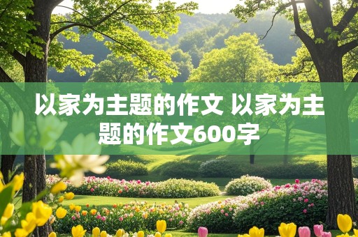 以家为主题的作文 以家为主题的作文600字