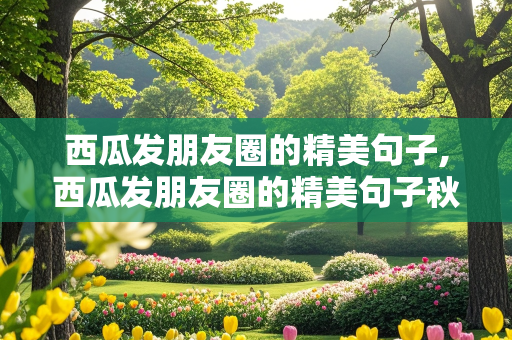 西瓜发朋友圈的精美句子,西瓜发朋友圈的精美句子秋季