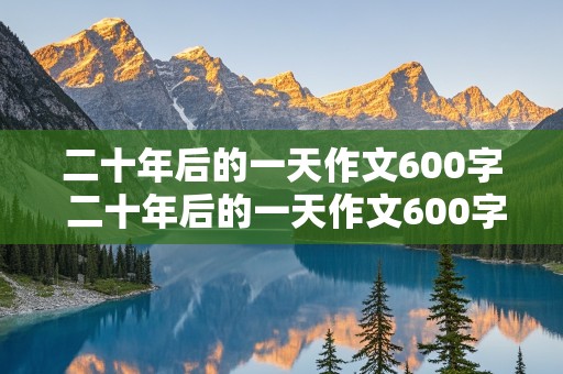 二十年后的一天作文600字 二十年后的一天作文600字初中