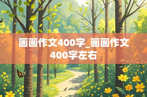 画画作文400字_画画作文400字左右