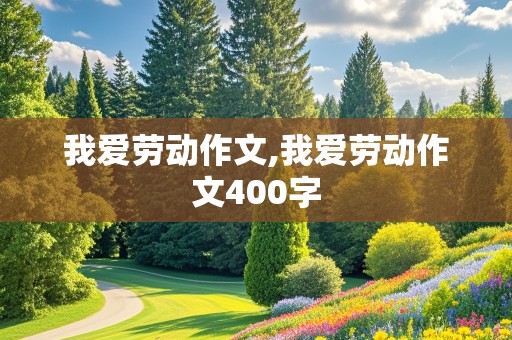 我爱劳动作文,我爱劳动作文400字