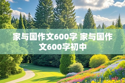 家与国作文600字 家与国作文600字初中