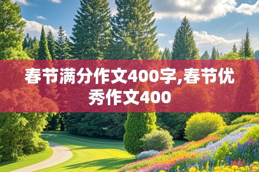 春节满分作文400字,春节优秀作文400