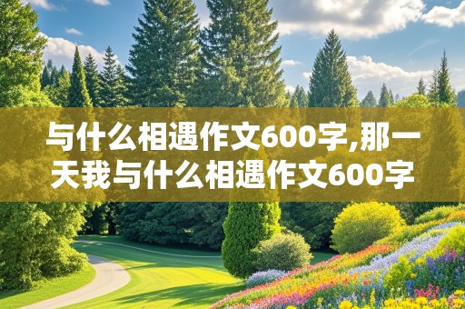 与什么相遇作文600字,那一天我与什么相遇作文600字