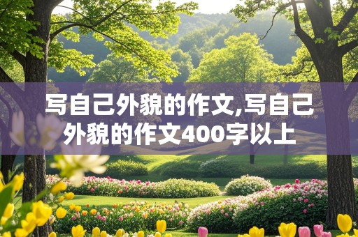 写自己外貌的作文,写自己外貌的作文400字以上