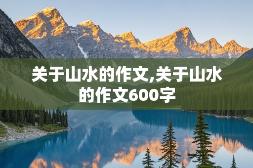 关于山水的作文,关于山水的作文600字