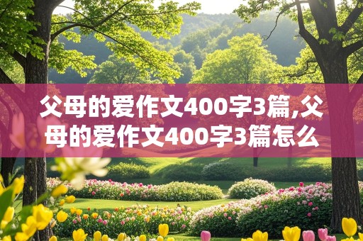 父母的爱作文400字3篇,父母的爱作文400字3篇怎么写