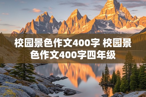 校园景色作文400字 校园景色作文400字四年级