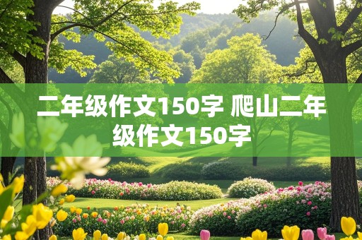 二年级作文150字 爬山二年级作文150字