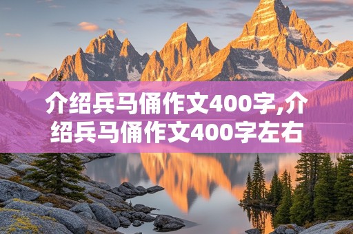 介绍兵马俑作文400字,介绍兵马俑作文400字左右