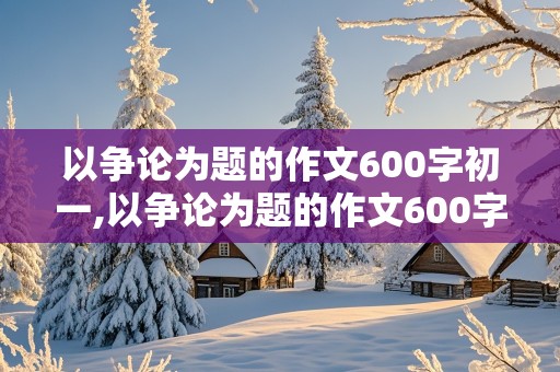 以争论为题的作文600字初一,以争论为题的作文600字初一写人