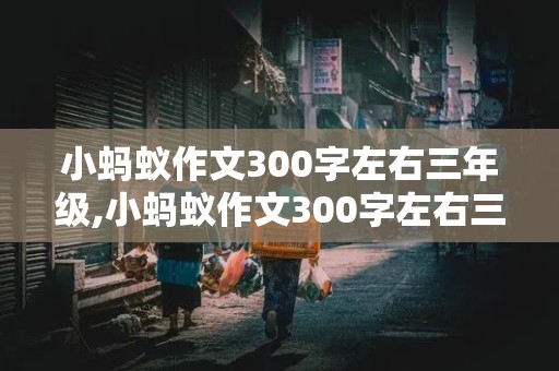 小蚂蚁作文300字左右三年级,小蚂蚁作文300字左右三年级下册