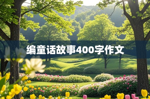 编童话故事400字作文