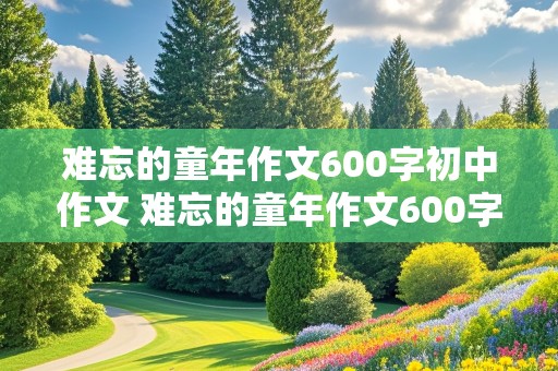 难忘的童年作文600字初中作文 难忘的童年作文600字初中作文怎么写