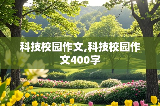 科技校园作文,科技校园作文400字