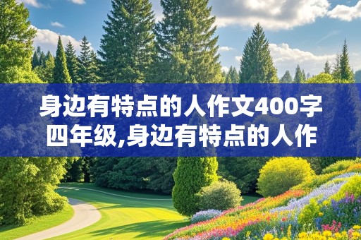 身边有特点的人作文400字四年级,身边有特点的人作文400字四年级我的妈妈