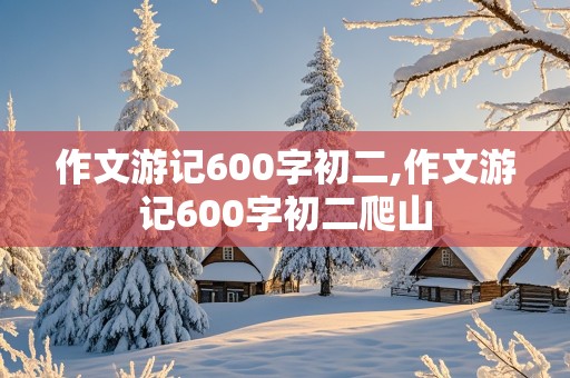 作文游记600字初二,作文游记600字初二爬山