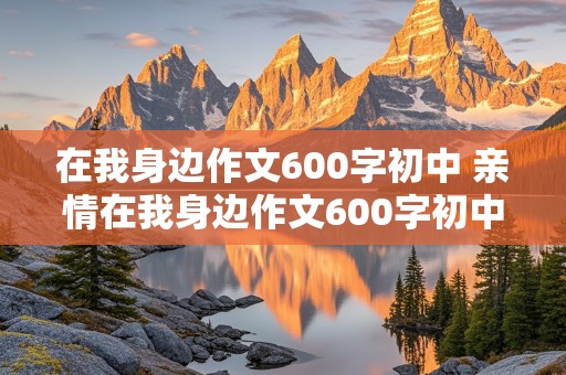 在我身边作文600字初中 亲情在我身边作文600字初中