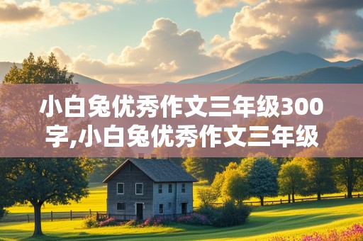 小白兔优秀作文三年级300字,小白兔优秀作文三年级300字左右