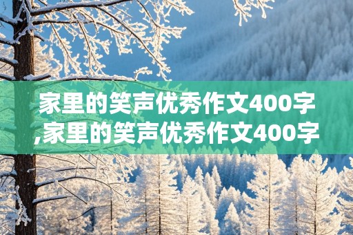 家里的笑声优秀作文400字,家里的笑声优秀作文400字围绕过生日