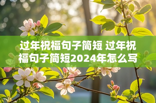 过年祝福句子简短 过年祝福句子简短2024年怎么写