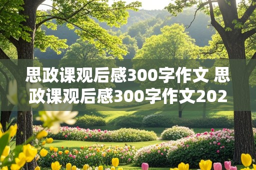 思政课观后感300字作文 思政课观后感300字作文2024