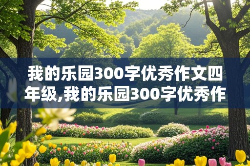 我的乐园300字优秀作文四年级,我的乐园300字优秀作文四年级下册