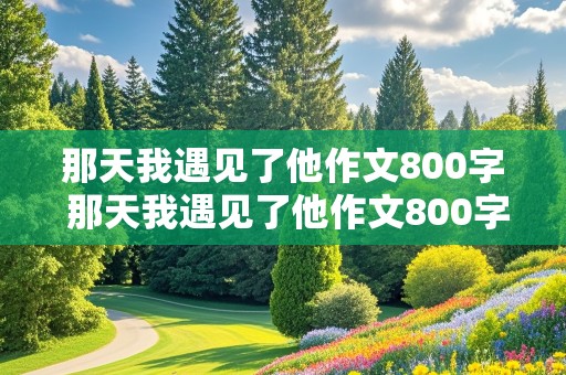 那天我遇见了他作文800字 那天我遇见了他作文800字李白