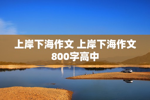 上岸下海作文 上岸下海作文800字高中