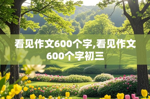 看见作文600个字,看见作文600个字初三