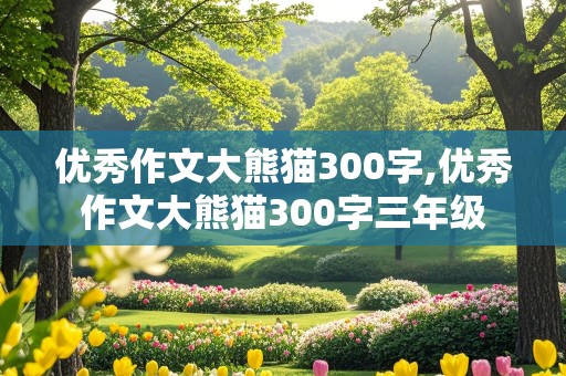 优秀作文大熊猫300字,优秀作文大熊猫300字三年级