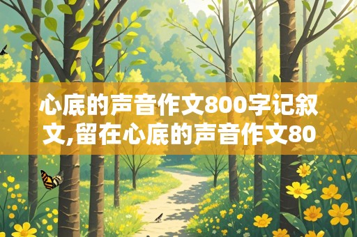 心底的声音作文800字记叙文,留在心底的声音作文800字记叙文