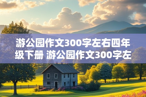 游公园作文300字左右四年级下册 游公园作文300字左右四年级下册语文